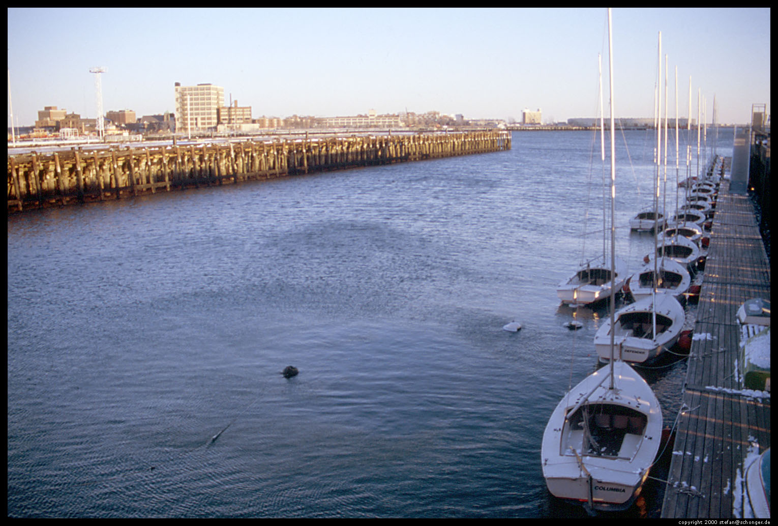 Boston Harbor, MA, Jan 2000